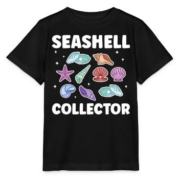 Shell collectors Mussel collectors collect mussels - Stanley/Stella MINI CREATOR Kids’ T-Shirt - black - Front - Mikhail (115cm)
