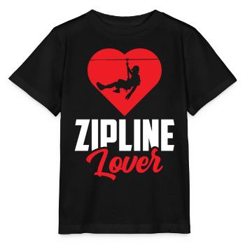 Zipline Lovers Tyrolienne Tyrolienne Tyrolienne - T-shirt bio MINI CREATOR Stanley/Stella Enfant - noir - Devant - Mikhail (115cm)