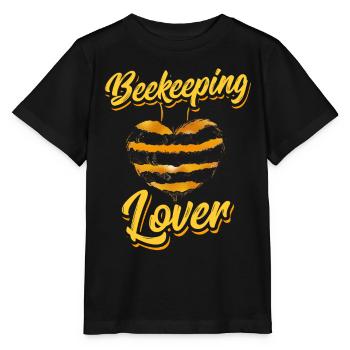 Beekeeping lovers Beekeeping Beekeepers Beekeepers - Stanley/Stella MINI CREATOR Kids’ T-Shirt - black - Front - Mikhail (115cm)