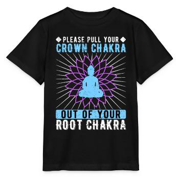 Reiki Crown Chakra Root Chakra - Stanley/Stella Kinder T-Shirt MINI CREATOR  - Schwarz - Vorne - Mikhail (115cm)