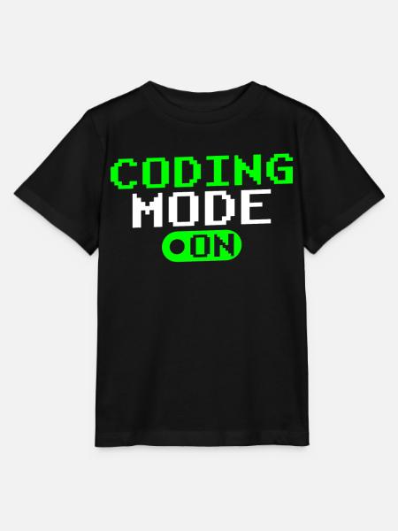Programmiermodus Ein Coding Programmierer Coder - Stanley/Stella Kinder T-Shirt MINI CREATOR - Schwarz