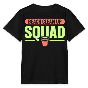 Beach Clean Up Squad Beach Cleaning - Stanley/Stella MINI CREATOR Kids’ T-Shirt - black - Front - Mikhail (115cm)