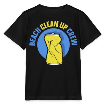 Équipe de nettoyage de plage Nettoyage de plage - T-shirt bio MINI CREATOR Stanley/Stella Enfant - noir - Devant - Mikhail (115cm)