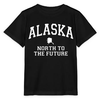 Alaska Tshirt Hommes Femmes Enfants USA Pôle Nord - T-shirt bio MINI CREATOR Stanley/Stella Enfant - noir - Devant - Mikhail (115cm)