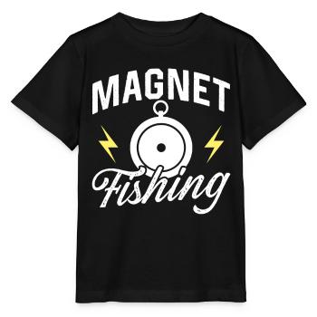 Aimant de pêche Aimant - T-shirt bio MINI CREATOR Stanley/Stella Enfant - noir - Devant - Mikhail (115cm)