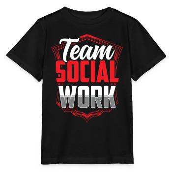 Social Work Team Social Work Social Workers - Stanley/Stella MINI CREATOR Kids’ T-Shirt - black - Front - Mikhail (115cm)