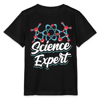 Scientific Expert Science Science - Stanley/Stella MINI CREATOR Kids’ T-Shirt - black - Front - Mikhail (115cm)