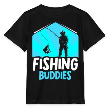 Amis pêcheurs Ami pêcheur Ami pêcheur - T-shirt bio MINI CREATOR Stanley/Stella Enfant - noir - Devant - Mikhail (115cm)