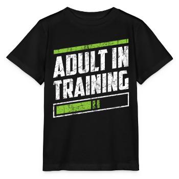 Adulte en éducation Anniversaire de l’adulte - T-shirt bio MINI CREATOR Stanley/Stella Enfant - noir - Devant - Mikhail (115cm)