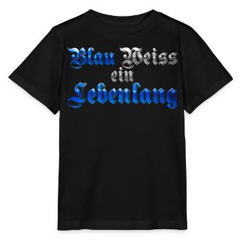 Blau Weiss ein Lebenlang - Stanley/Stella Kinder T-Shirt MINI CREATOR  - Schwarz - Vorne - Mikhail (115cm)