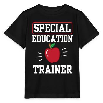 Formateur en éducation spécialisée Enseignant Éducation spécialisée - T-shirt bio MINI CREATOR Stanley/Stella Enfant - noir - Devant - Mikhail (115cm)