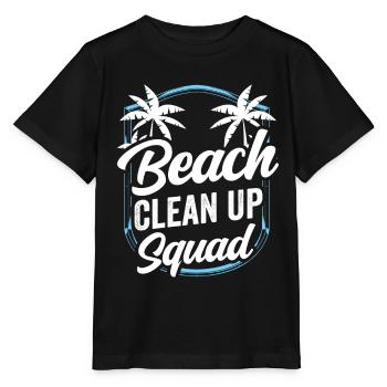 Beach Clean Up Squad Beach Cleaning Beach - Stanley/Stella MINI CREATOR Kids’ T-Shirt - black - Front - Mikhail (115cm)