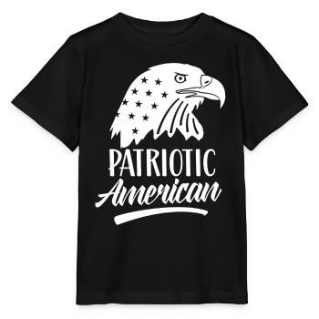 Patriotique américain Patriote Patriotique États-Unis - T-shirt bio MINI CREATOR Stanley/Stella Enfant - noir - Devant - Mikhail (115cm)