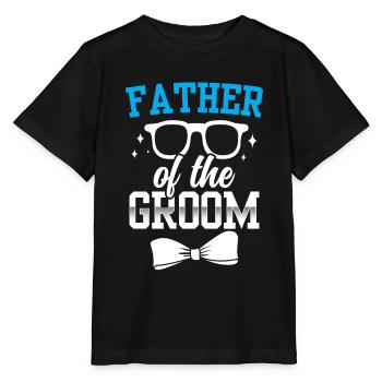 Fête de mariage du marié - T-shirt bio MINI CREATOR Stanley/Stella Enfant - noir - Devant - Mikhail (115cm)