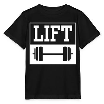 Lift Workout Gym Gewichtheber Gewichtheben - Stanley/Stella Kinder T-Shirt MINI CREATOR  - Schwarz - Vorne - Mikhail (115cm)