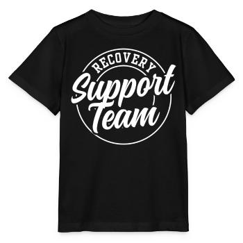 Team Zur Unterstützung Der Genesung Erholung - Stanley/Stella Kinder T-Shirt MINI CREATOR  - Schwarz - Vorne - Mikhail (115cm)