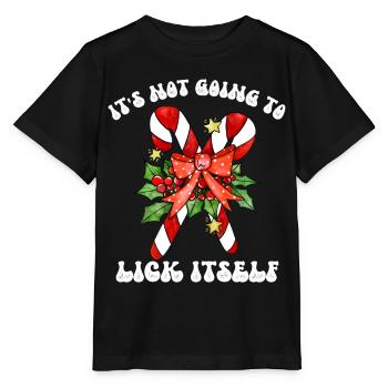 Ça ne va pas se lécher T-shirt, drôle - T-shirt bio MINI CREATOR Stanley/Stella Enfant - noir - Devant - Mikhail (115cm)