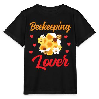 Beekeeping lovers Beekeeping Beekeepers Beekeepers - Stanley/Stella MINI CREATOR Kids’ T-Shirt - black - Front - Mikhail (115cm)