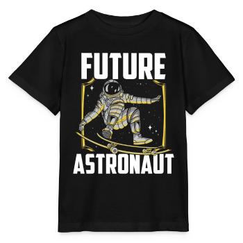 Futur astronaute Astronomy Rocket Astronomy Space - T-shirt bio MINI CREATOR Stanley/Stella Enfant - noir - Devant - Mikhail (115cm)