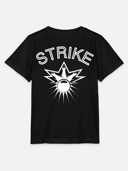 Bowling, Bowlingventilator, Strike - Stanley/Stella Kinder T-Shirt MINI CREATOR - Schwarz
