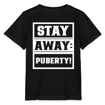 Restez à l’écart: Adolescent de puberté adulte - T-shirt bio MINI CREATOR Stanley/Stella Enfant - noir - Devant - Mikhail (115cm)