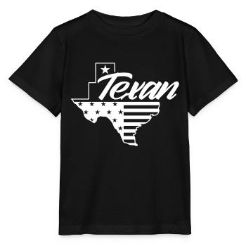 Texaner Texanisch Texas Stolz Sprüche - Stanley/Stella Kinder T-Shirt MINI CREATOR  - Schwarz - Vorne - Mikhail (115cm)