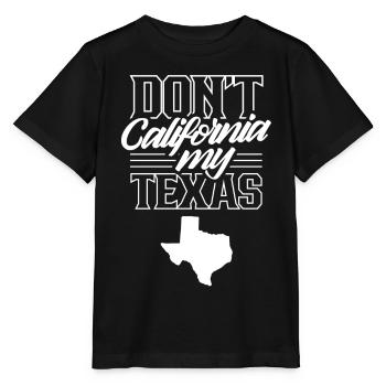 Californie Texas Texan Pride Dictons Texan - T-shirt bio MINI CREATOR Stanley/Stella Enfant - noir - Devant - Mikhail (115cm)