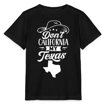 Californie Texas Pride Texan Texan Dictons texans - T-shirt bio MINI CREATOR Stanley/Stella Enfant - noir - Devant - Mikhail (115cm)