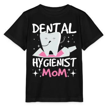 Dental hygienist mom dentist dental hygienist - Stanley/Stella MINI CREATOR Kids’ T-Shirt - black - Front - Mikhail (115cm)