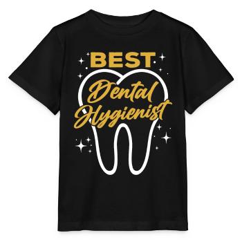 Meilleur hygiéniste dentaire dentiste en hygiène dentaire - T-shirt bio MINI CREATOR Stanley/Stella Enfant - noir - Devant - Mikhail (115cm)