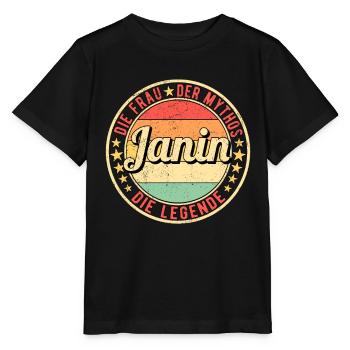 Janin Die Frau Der Mythos Die Legende - Stanley/Stella Kinder T-Shirt MINI CREATOR  - Schwarz - Vorne - Mikhail (115cm)