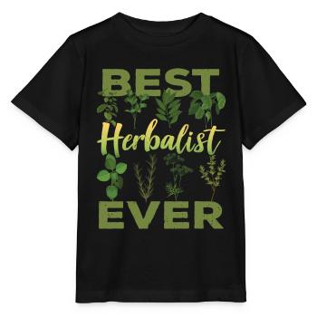 Meilleur spécialiste des herbes Jamais Herbes - T-shirt bio MINI CREATOR Stanley/Stella Enfant - noir - Devant - Mikhail (115cm)