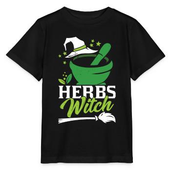 Herbe Sorcière Herbe Jardin Herbe Herbe - T-shirt bio MINI CREATOR Stanley/Stella Enfant - noir - Devant - Mikhail (115cm)