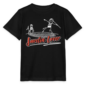 Speerwerfen Liebhaber Speer Speerwurf Speerwerfer - Stanley/Stella Kinder T-Shirt MINI CREATOR  - Schwarz - Vorne - Mikhail (115cm)