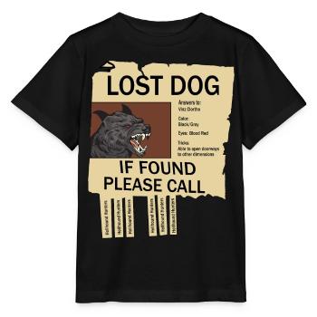 Hellhound disparu - T-shirt bio MINI CREATOR Stanley/Stella Enfant - noir - Devant - Mikhail (115cm)