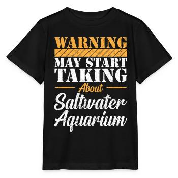 Aquarium- Aquaristik - Stanley/Stella Kinder T-Shirt MINI CREATOR  - Schwarz - Vorne - Mikhail (115cm)