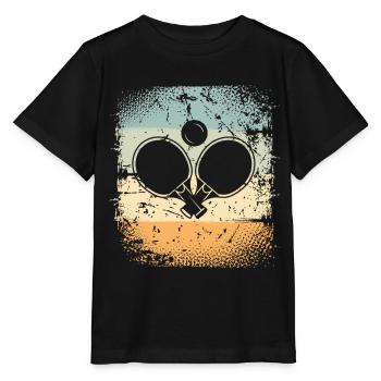 Ping-pong - T-shirt bio MINI CREATOR Stanley/Stella Enfant - noir - Devant - Mikhail (115cm)