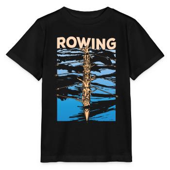 Aviron Aviron Aviron Aviron - T-shirt bio MINI CREATOR Stanley/Stella Enfant - noir - Devant - Mikhail (115cm)