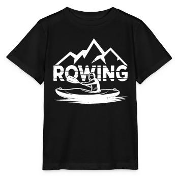 Rowing Rowing Rowing Rowing Rowers - Stanley/Stella MINI CREATOR Kids’ T-Shirt - black - Front - Mikhail (115cm)