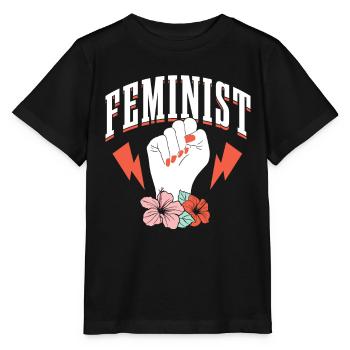 Feministisch Frauenrechte Feminismus Feminist - Stanley/Stella Kinder T-Shirt MINI CREATOR  - Schwarz - Vorne - Mikhail (115cm)