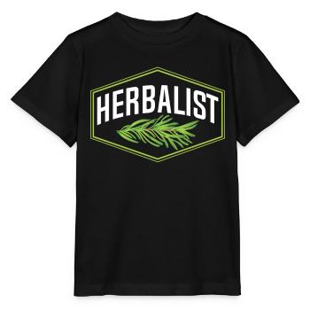Herboriste Herboriste Herbes de jardin Herbe - T-shirt bio MINI CREATOR Stanley/Stella Enfant - noir - Devant - Mikhail (115cm)