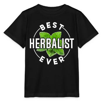Meilleur spécialiste des herbes Jamais Herbes - T-shirt bio MINI CREATOR Stanley/Stella Enfant - noir - Devant - Mikhail (115cm)