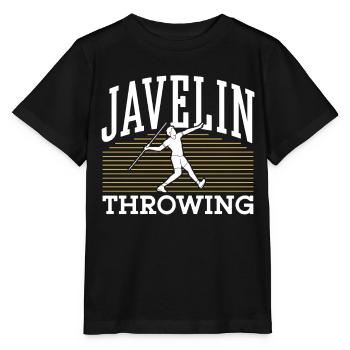 Lancer du javelot Lancer du javelot Lancer du javelot - T-shirt bio MINI CREATOR Stanley/Stella Enfant - noir - Devant - Mikhail (115cm)
