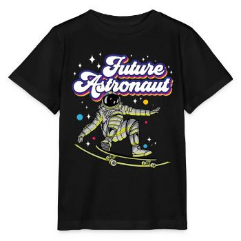 Futur astronaute Astronomy Rocket Astronomy Space - T-shirt bio MINI CREATOR Stanley/Stella Enfant - noir - Devant - Mikhail (115cm)