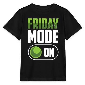 Mode du vendredi A Enfin sarcastique du vendredi - T-shirt bio MINI CREATOR Stanley/Stella Enfant - noir - Devant - Mikhail (115cm)