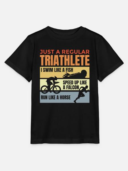 Schlechter Triathlet - Stanley/Stella Kinder T-Shirt MINI CREATOR - Schwarz