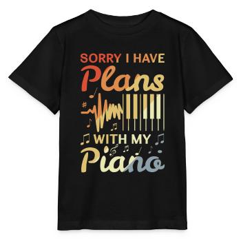 Pianist Witz - Stanley/Stella MINI CREATOR Kids’ T-Shirt - black - Front - Mikhail (115cm)