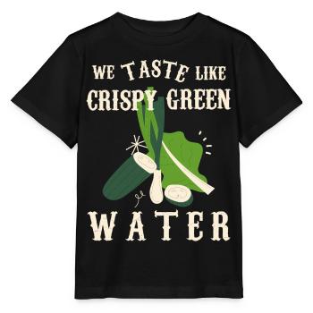 Nous avons le goût de l’eau verte croquante - T-shirt bio MINI CREATOR Stanley/Stella Enfant - noir - Devant - Mikhail (115cm)