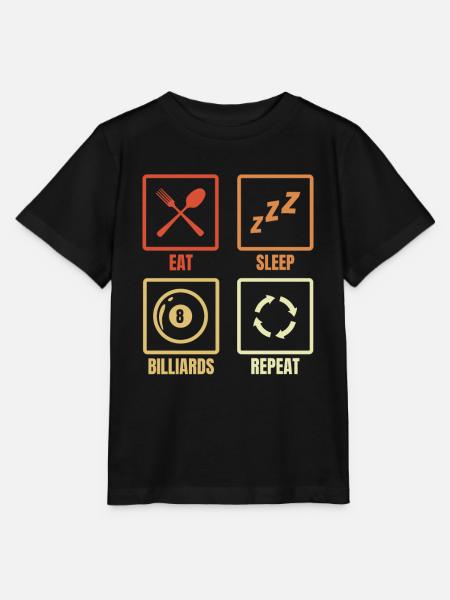 Billardspieler Routine - Stanley/Stella Kinder T-Shirt MINI CREATOR  - Schwarz
