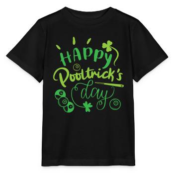 Billard St. Patrick’s - T-shirt bio MINI CREATOR Stanley/Stella Enfant - noir - Devant - Mikhail (115cm)